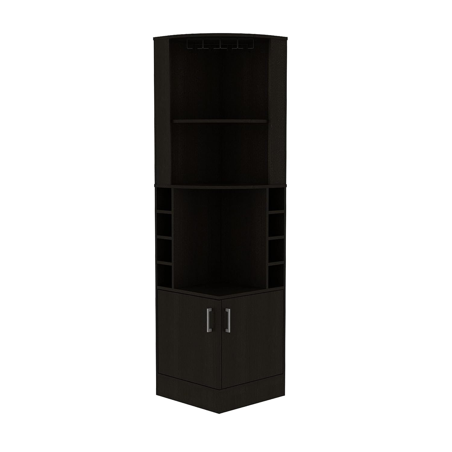 Corner Bar Cabinet with 2 Shel - Home Bar And Cabinet 评论和价格
