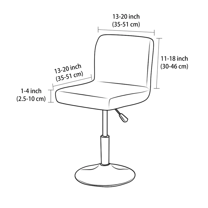 1/4pcs Jacquard Bar Stool Cove - Home Bar Seating 评论和价格