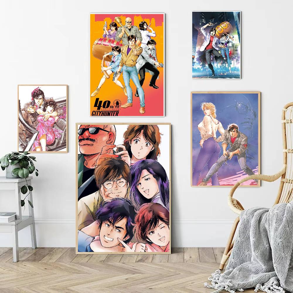 Anime City Hunter Anime Poster - Home Bar And Theater 评论和价格