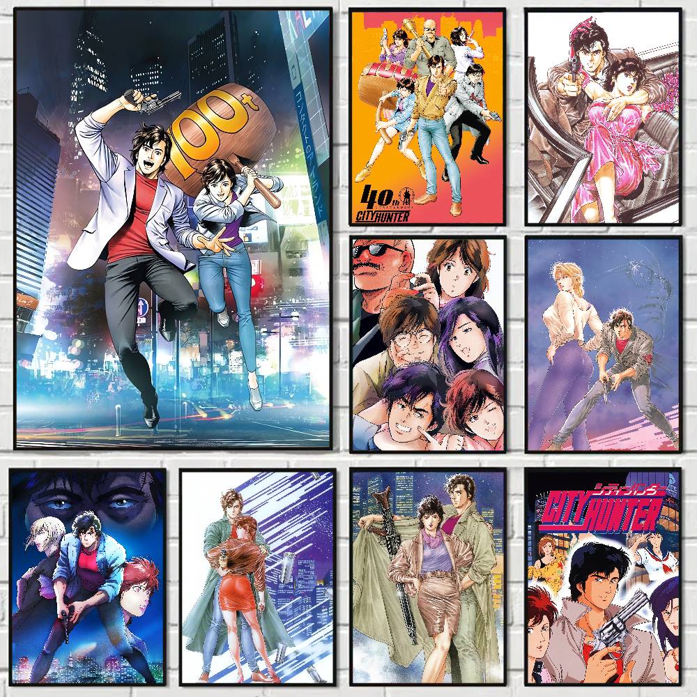 Anime City Hunter Anime Poster - Home Bar And Theater 评论和价格