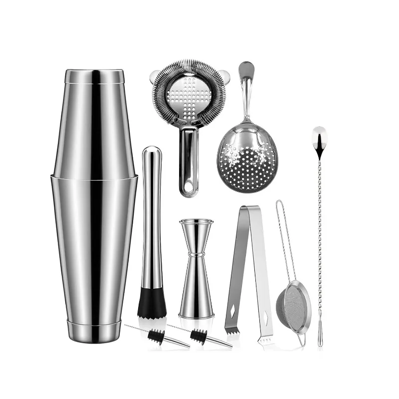 Customized 10-Piece Bartending - Boston Shaker Set 评论和价格
