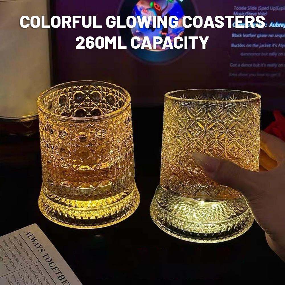 Whiskey Glasses Rotating Whisk - Highball Glass Set 评论和价格