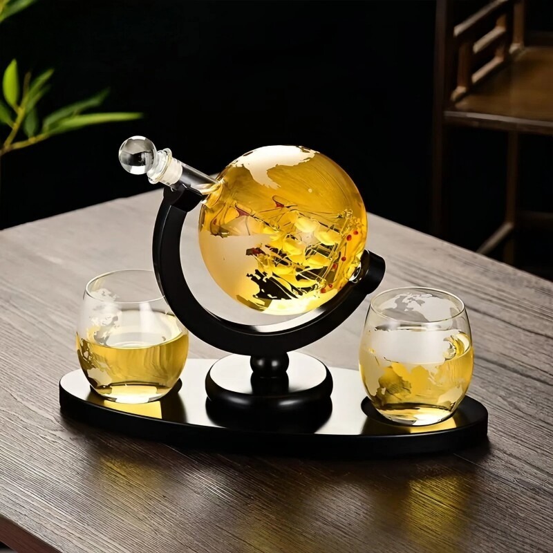 Decorative Globe Wine Decanter - Home Bar Stand 评论和价格