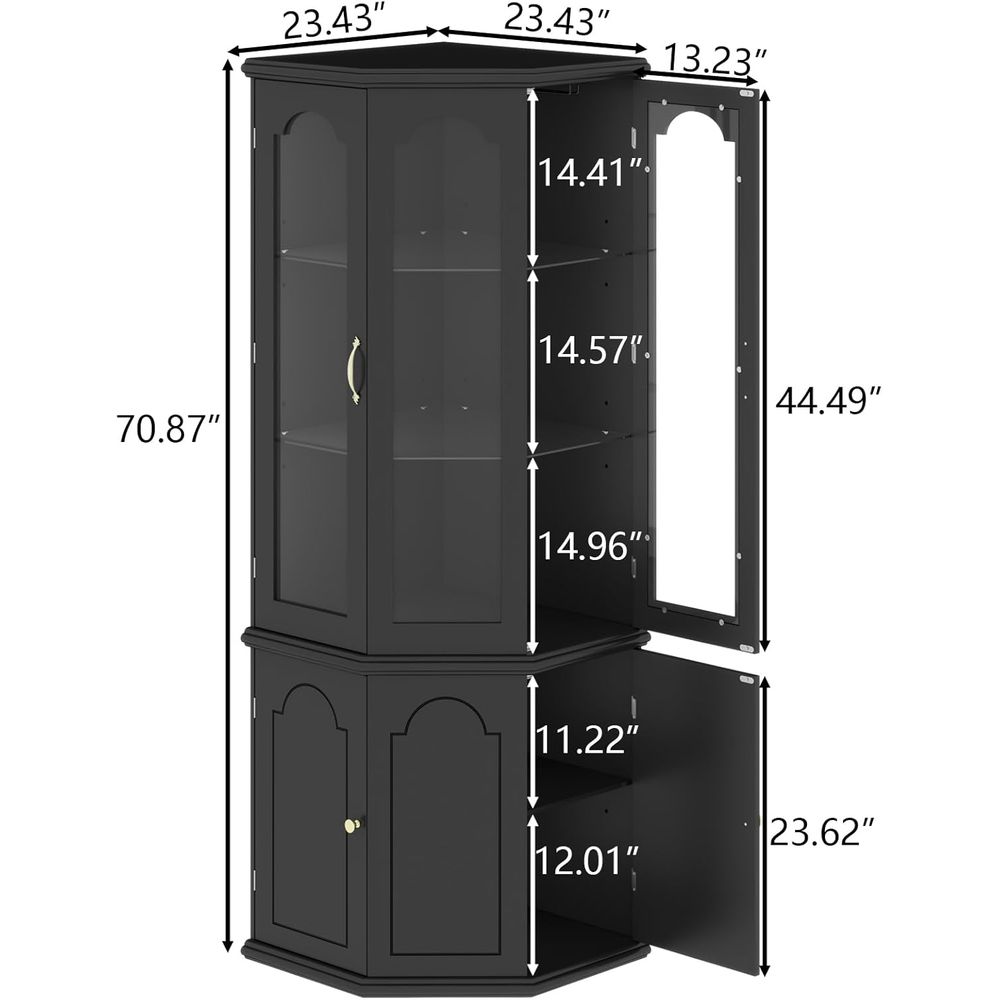 Illuminated Bar Cabinet with T - Home Bar Shelves 评论和价格